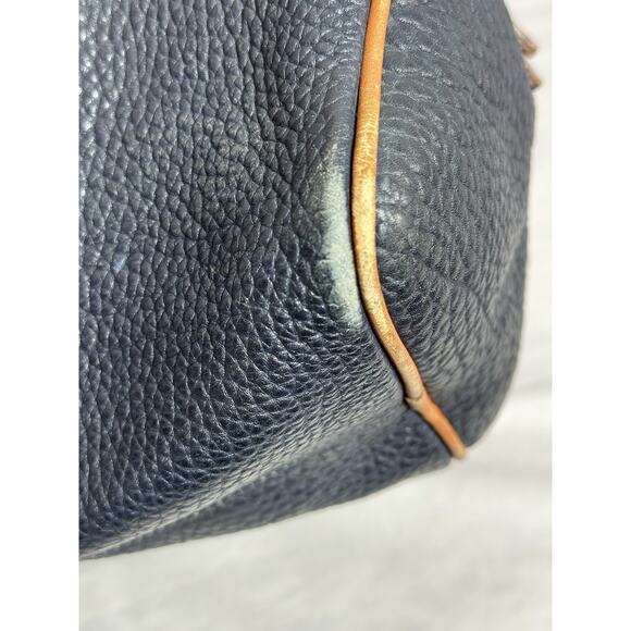 VTG Dooney & Bourke Women’s Leather AWL Gladstone Bag W/ Matching Coin Bag Rare - Picture 7 of 16